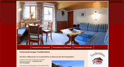 Desktop Screenshot of fendtenlehen.de